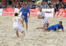Wyniki pierwszego dnia rozgrywek PP w beach soccerze