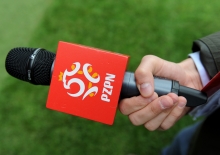 Strefa mixed zone po meczu z Białorusią