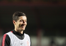 Robert Lewandowski po badaniach