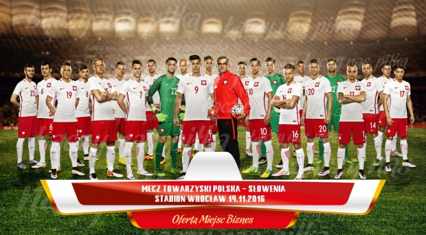 Oferta miejsc biznes na towarzyski mecz ze Słowenią