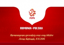 Harmonogram sprzedaży biletów na mecz z Rumunią w Bukareszcie