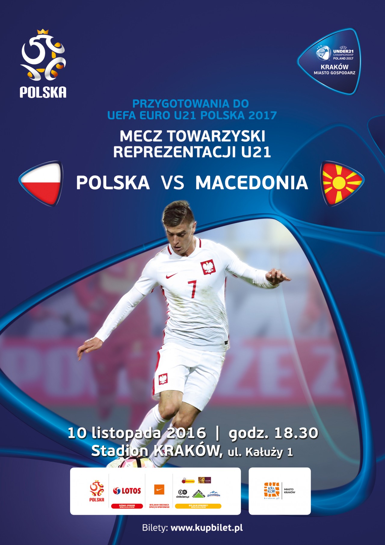 Polish poster for the game; photo: PZNP