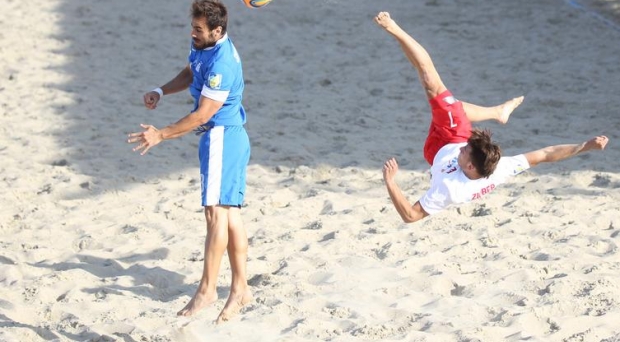 Beach soccer: Polska uległa Ukrainie