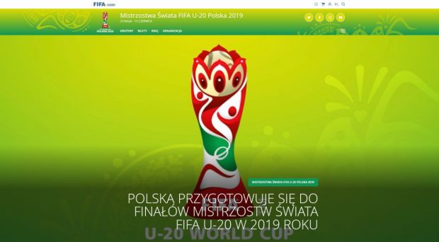 Mistrzostwa Świata FIFA U-20 Polska 2019 w jednej pigułce! Odwiedź polskojęzyczną stronę o turnieju