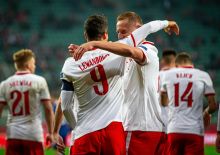 Lewandowski's two goals and one assist. Poland's impressive victory in Wrocław